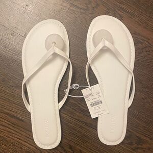 J. Crew Women's White Sandals